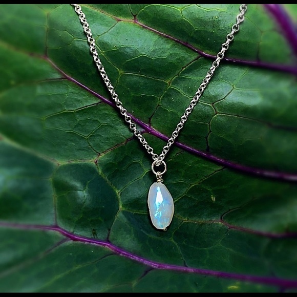 Hand Made Moonstone Charm Necklace - Picture 4 of 5
